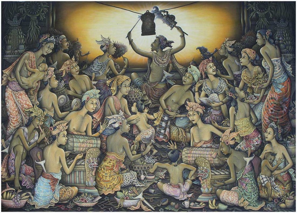 Supartha Dalang Wayang 90x130cm 2014