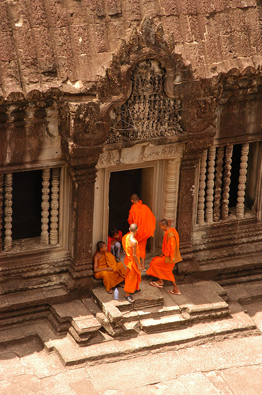 Monks, Siem Reap, Cambodia