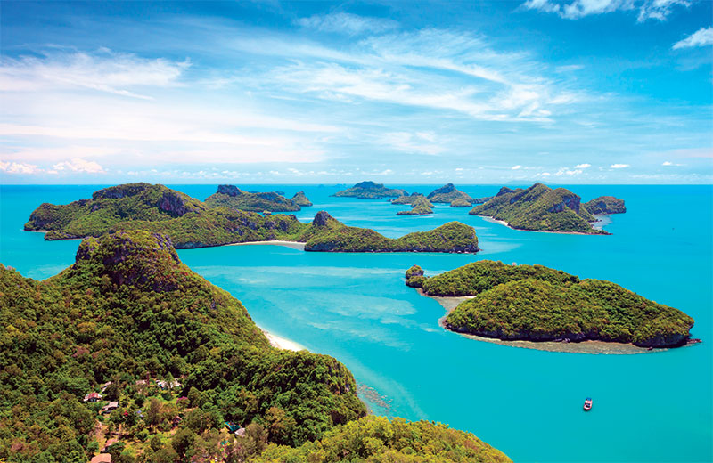 Ko Samui With Surrounding Islands