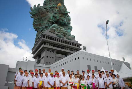 THE FINAL ‘MELASPAS’ RITUAL SIGNALS THE COMPLETION OF THE GWK STATUE Alam Sutera Presents the GWK Cultural Park as a World Standard Multi-Event Venue