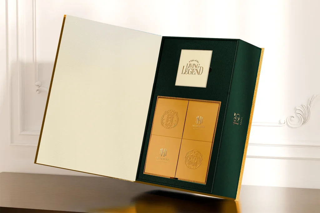 4-piece box with a Metropole heritage plate