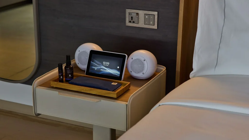 SleepHub technology in a COMO Suite at COMO Metropolitan Singapore