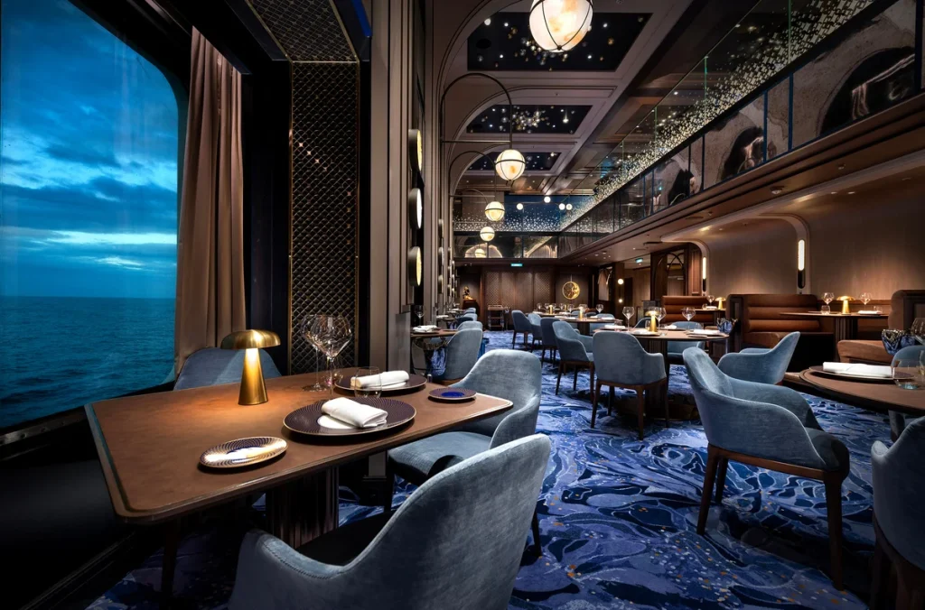 Palo Trattoria premium Italian restaurant aboard Disney Adventure