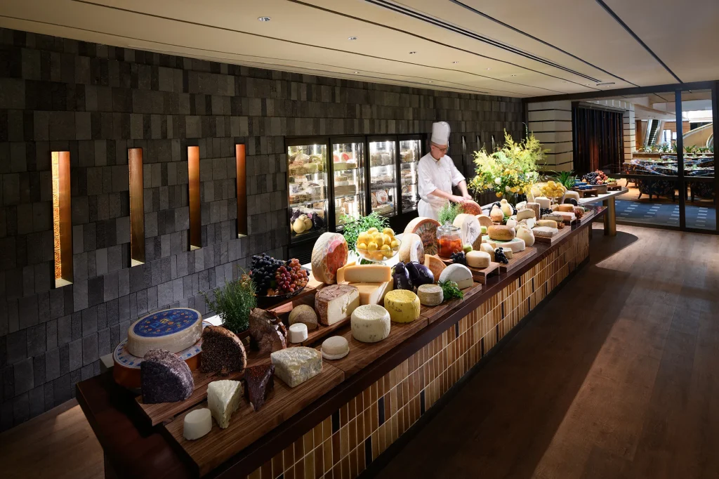 Basilico Cheese Room featuring more than 40 artisanal cheeses